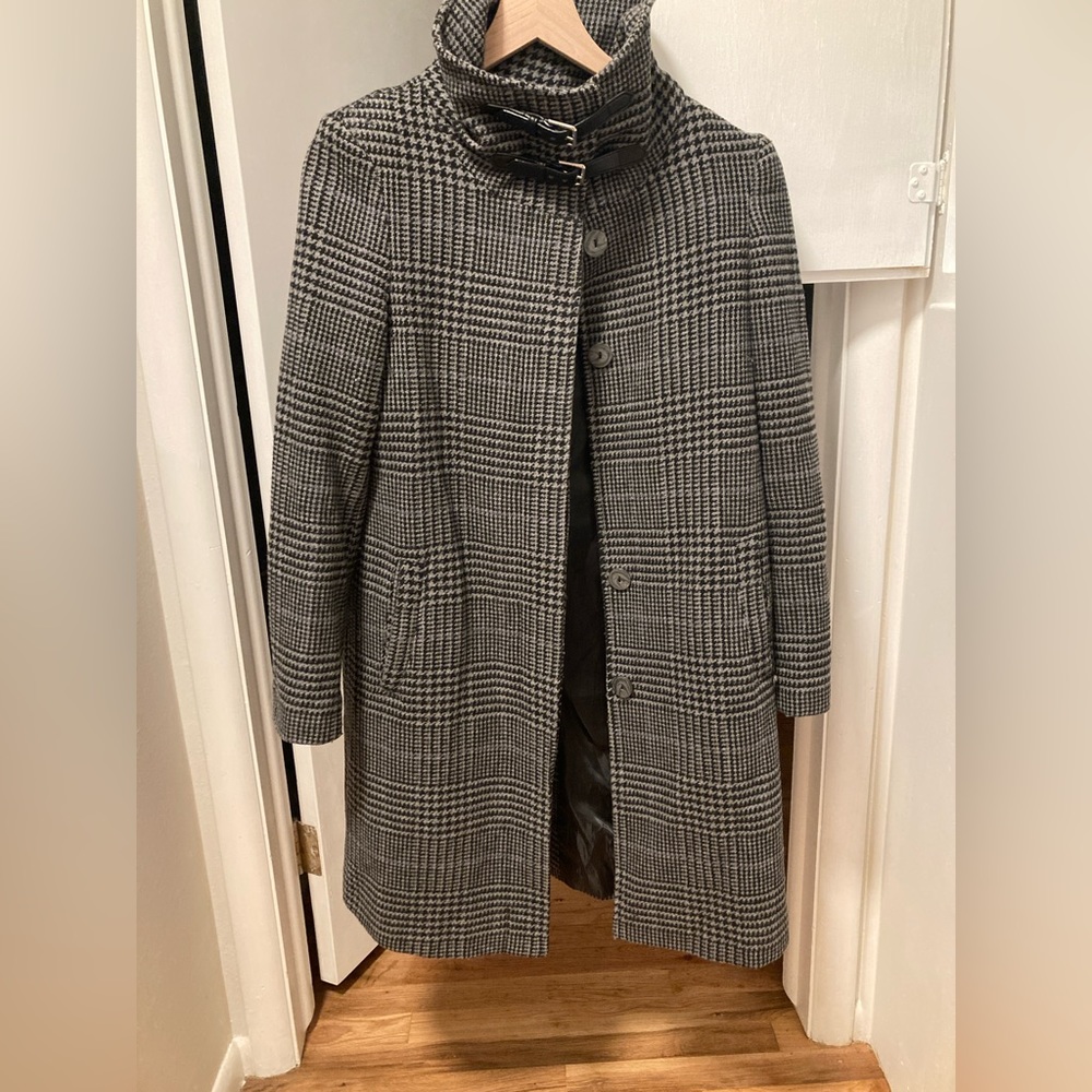 Ralph Lauren funnel neck wool jacket